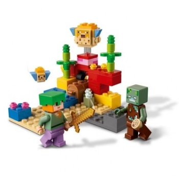 Ogłoszenie - LEGO Minecraft, Rafa koralowa, 21164 - Mazowieckie - 34,90 zł