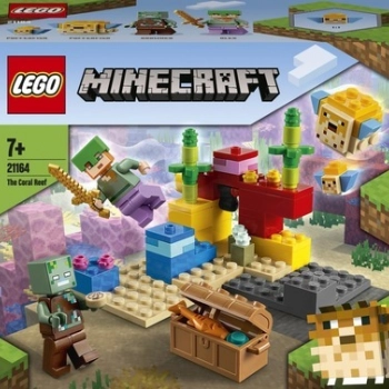 Ogłoszenie - LEGO Minecraft, Rafa koralowa, 21164 - Mazowieckie - 34,90 zł