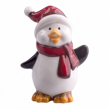 Ogłoszenie - Ozdoba na Boże Narodzenie figurka pingwinek 6,5x4,5x8 cm - 13,70 zł