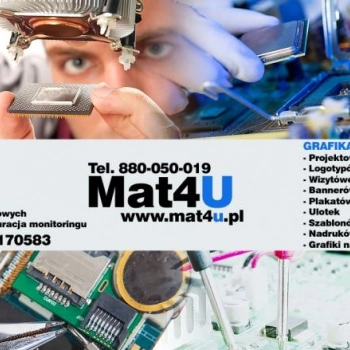 Ogłoszenie - Mat4U - Serwis IT - komputery, laptopy, tablety, smartfony