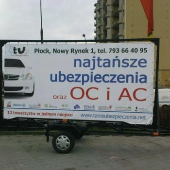 Ogłoszenie - reklama Mobil wynajem przyczepa reklamowa najtaniej od 5zł - 5,00 zł