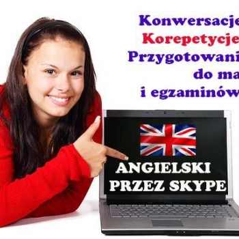 Ogłoszenie - Angielski przez Skype Korepetycje Konwersacje - 60,00 zł