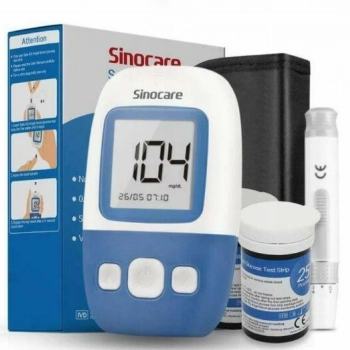 Ogłoszenie - Nowy glukometr cukromierz Sinocare + 25 igieł + 25 pasków te - 90,00 zł