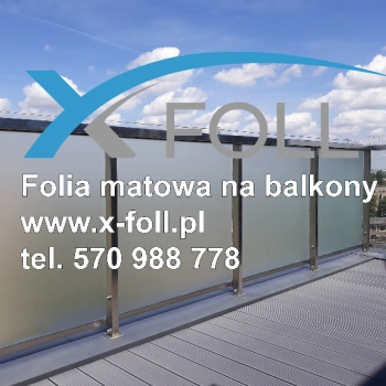Ogłoszenie - Folia okienna matowa mleczna na balkon - 9,00 zł
