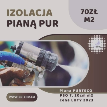 Ogłoszenie - Izolacja piana PUR - Wrocław - 70,00 zł