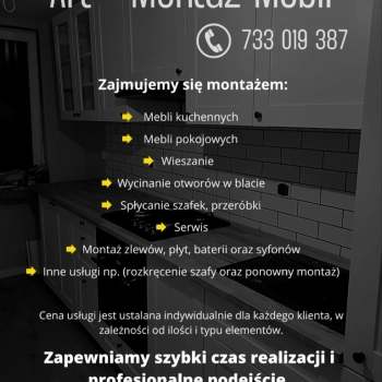 Ogłoszenie - Montaż/Skręcanie Mebli Pokojowych & Kuchennych - Podkarpackie - 1,00 zł