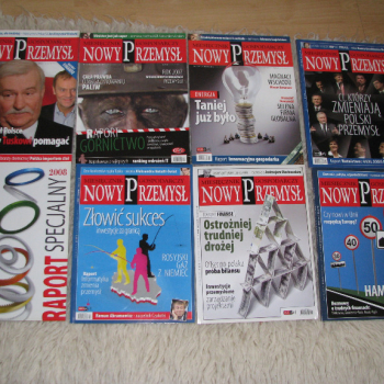 Ogłoszenie - Magazyn gospodarczy Nowy Przemysł – miesięcznik 2008-2010 - Kraków - 3,00 zł
