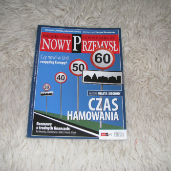 Ogłoszenie - Magazyn gospodarczy Nowy Przemysł – miesięcznik 2008-2010 - Małopolskie - 3,00 zł