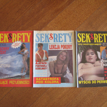 Ogłoszenie - SEKsRETY – magazyn erotyczny dla dorosłych 1995 – 1999 i 2002 miesięcznik gazeta - 22,00 zł