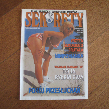 Ogłoszenie - SEKsRETY – magazyn erotyczny dla dorosłych 1995 – 1999 i 2002 miesięcznik gazeta - Małopolskie - 22,00 zł