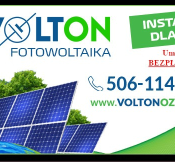 Ogłoszenie - Volton Sp.j. Instalacje fotowoltaiczne i elektryczne - Łomża