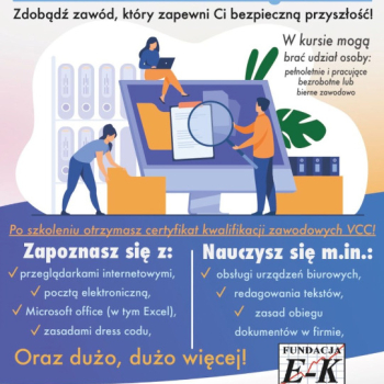 Ogłoszenie - Kurs - prowadzenie obsługi biura - Inowrocław