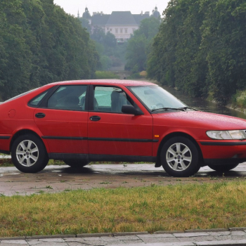 Ogłoszenie - Saab 900 hatchback czerwony 1998 199940km - Warszawa - 7 700,00 zł