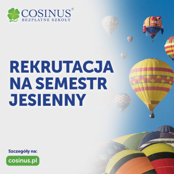 Ogłoszenie - Rekrutacja do Szkół Cosinus w Inowrocławiu trwa !
