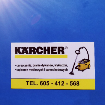 Ogłoszenie - Karcher Szczytniki tel 605-412-568 pranie czyszczenie wykładzin dywanów tapicerki meblowej i samochodowej ozonowanie - Wielkopolskie