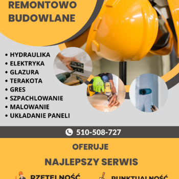 Ogłoszenie - Usługi remontowe - Mazowieckie