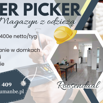 Ogłoszenie - Praca na magazynie z markową odzieżą - order picker PARY - Dolnośląskie - 7 000,00 zł