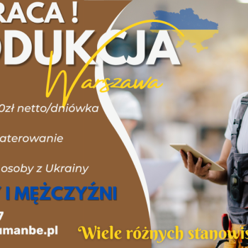 Ogłoszenie - Pracownik produkcji - WARSZAWA - Mazowieckie - 3 500,00 zł