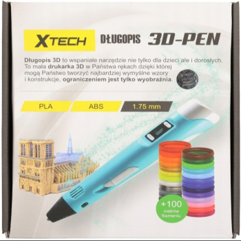 Ogłoszenie - Długopis 3D Xtech 3D-Pen 2 Generacja 100 M wkładu - Wielkopolskie - 89,99 zł