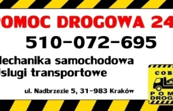 Ogłoszenie - POMOC DROGOWA 24H/7 laweta Kraków autostrada A4 Małopolska - Kraków - 2,00 zł