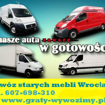 Ogłoszenie - Wywóz,utylizacja starych mebli Wrocław.Opróżnianie mieszkań,piwnic. - Wrocław - 1,00 zł