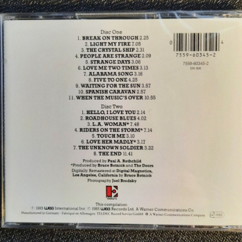 Ogłoszenie - Polecam Podwójny Album 2CD THE DOORS -Album The Best Of The Doors 2CD - Śląskie - 52,00 zł