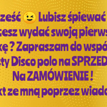 Ogłoszenie - Teksty Disco polo na sprzedaż i na zamówienie - Dolnośląskie - 250,00 zł