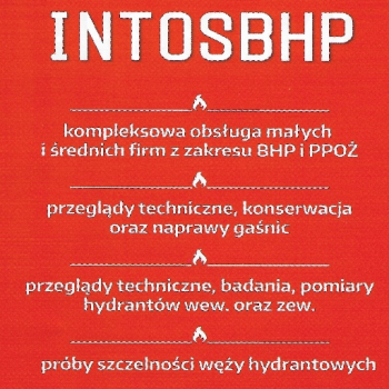 Ogłoszenie - Usługi szkoleniowe, usługi BHP - Tomaszów Lubelski