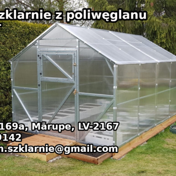 Ogłoszenie - Szklarnia ogrodowa Classic 2,5x4m poliwęglan premium cert. E1 WeisA - 1 215,00 zł
