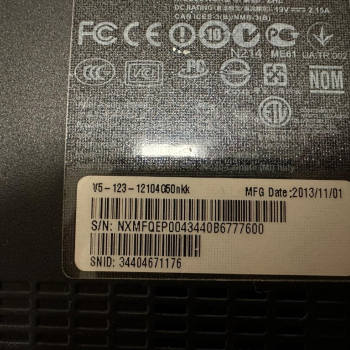 Ogłoszenie - Acer V5-123 E1-2100/4GB/500 czarny - 250,00 zł