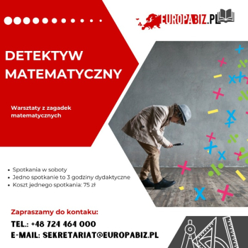 Ogłoszenie - Warsztaty z zagadek matematycznych dla dzieci - Szczecin - 75,00 zł