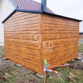 Ogłoszenie - Domek Ogrodowy - Schowek 3x3 - drzwi - Antracyt + jasny orzech - drewnopodobny - dach dwuspadowy TKD155 - Małopolskie - 4 250,00 zł