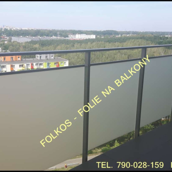 Ogłoszenie - Oklejamy balkony folią - folie matowe na szklane balustrady balkonowe -OKLEJAMY BALKONY w Warszawie - Wilanów - 130,00 zł