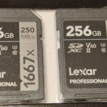 Ogłoszenie - Lexar Professional 2-pak 2x256 GB 250/120 MB/s 4K - Mazowieckie - 650,00 zł