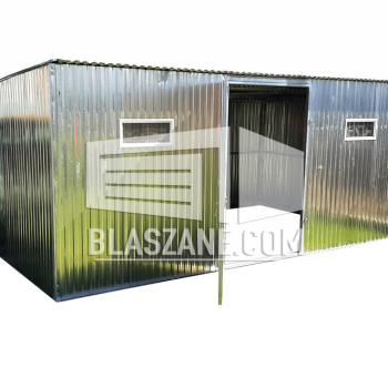 Ogłoszenie - Blaszak - Garaż Blaszany 3x5 Drzwi - Ocynk - 2x okno dach Spad w Tył BL94 - Pomorskie - 4 300,00 zł
