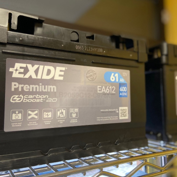 Ogłoszenie - Akumulator Exide Premium EA612 61Ah 600A PRAWY PLUS - Bemowo - 340,00 zł