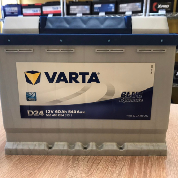 Ogłoszenie - Akumulator VARTA Blue Dynamic D24 60Ah 540A EN - Mazowieckie - 340,00 zł
