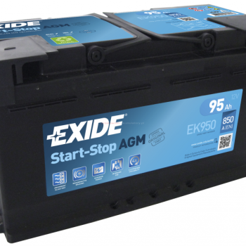 Ogłoszenie - Akumulator EXIDE AGM START&STOP EK950 95Ah 850A EN - Wesoła - 830,00 zł