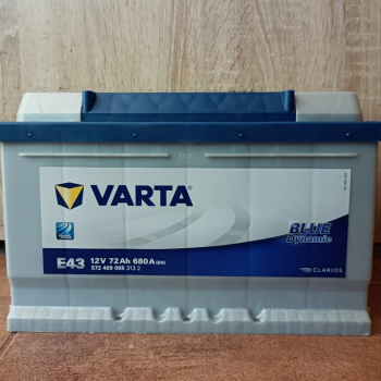 Ogłoszenie - Akumulator VARTA Blue Dynamic E43 72Ah/680A - Mazowieckie - 400,00 zł