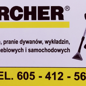 Ogłoszenie - Karcher Mosina tel 605-412-568 pranie czyszczenie wykładzin dywanów tapicerki meblowej i samochodowej ozonowanie