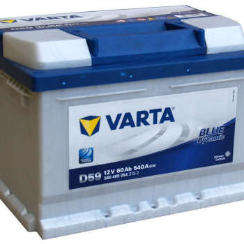 Ogłoszenie - Akumulator VARTA Blue Dynamic D59 60Ah 540A EN - Pruszków - 340,00 zł