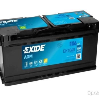 Ogłoszenie - Akumulator EXIDE AGM START&STOP EK1060 106Ah 950A - 950,00 zł