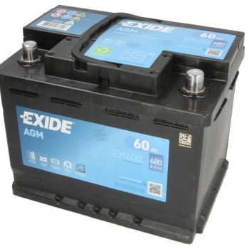 Ogłoszenie - Akumulator EXIDE AGM START&STOP EK600 60Ah 680A - Bemowo - 550,00 zł