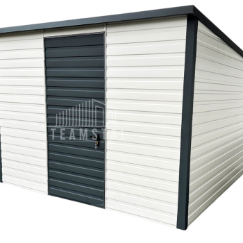 Ogłoszenie - Domek Ogrodowy - Schowek Garaż 4x3 - okno - drzwi - rynny - Biały - Antracyt dach Spad w Tył TS527 - Podkarpackie - 5 350,00 zł