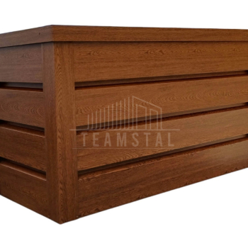 Ogłoszenie - Skrzynia ogrodowa metalowa kufer 150x60x70cm złoty dąb TS611 - Pomorskie - 1 850,00 zł