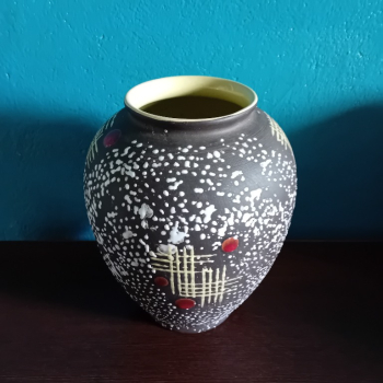 Ogłoszenie - Ceramiczny ręcznie zdobiony wazon Carstens Toennieshof. West Germany. - 160,00 zł