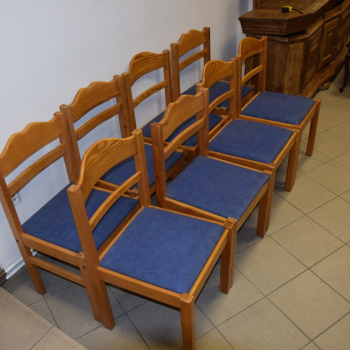 Ogłoszenie - krzesła sosnowe 6 sztuk - super stan - 100,00 zł