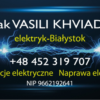 Ogłoszenie - Elektryk Białystok, Złota Rączka Białystok. - Białystok - 150,00 zł