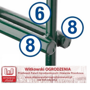 Ogłoszenie - Panel ogrodzeniowy 2D 1630x2500 mm, drut fi 8/6/8 mm - Zachodniopomorskie - 218,00 zł