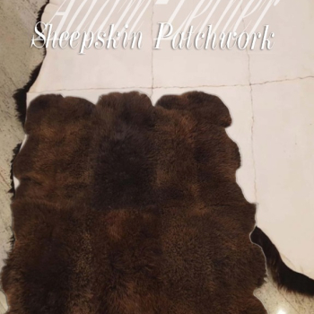 Ogłoszenie - Dywan, dywanik z owczej skóry! Patchwork - Adam Leather - 399,98 zł